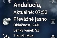 Mrazivá Andalusie