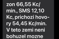Uvítání od operátora
